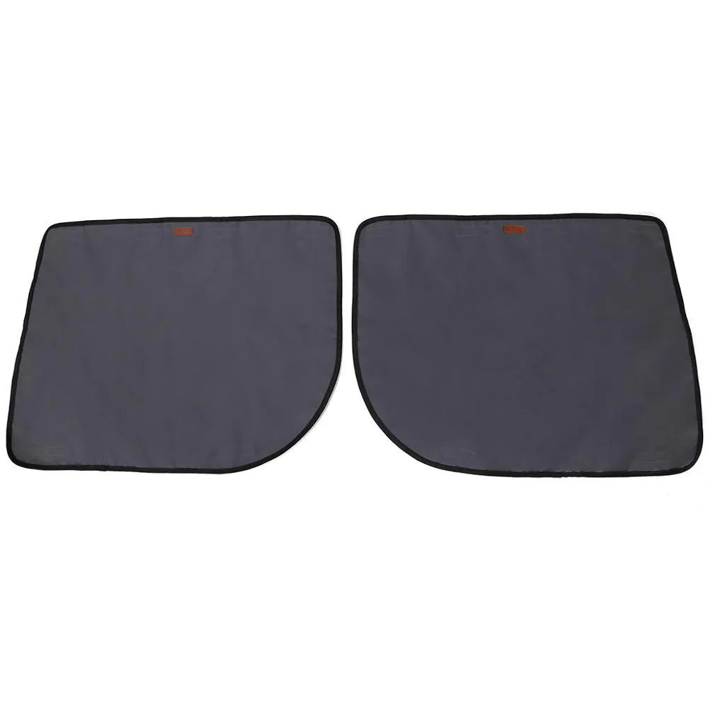 Gray Waterproof Dog Car Door Protector Covers 2 Pack