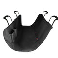 Black Waterproof Oxford Dog Car Hammock with Storage Pocket