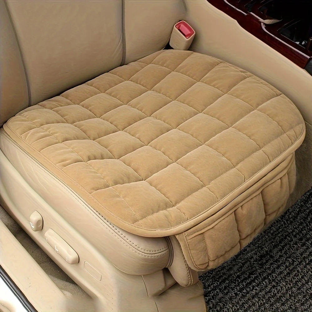 Beige Front Seat Covers for Dogs