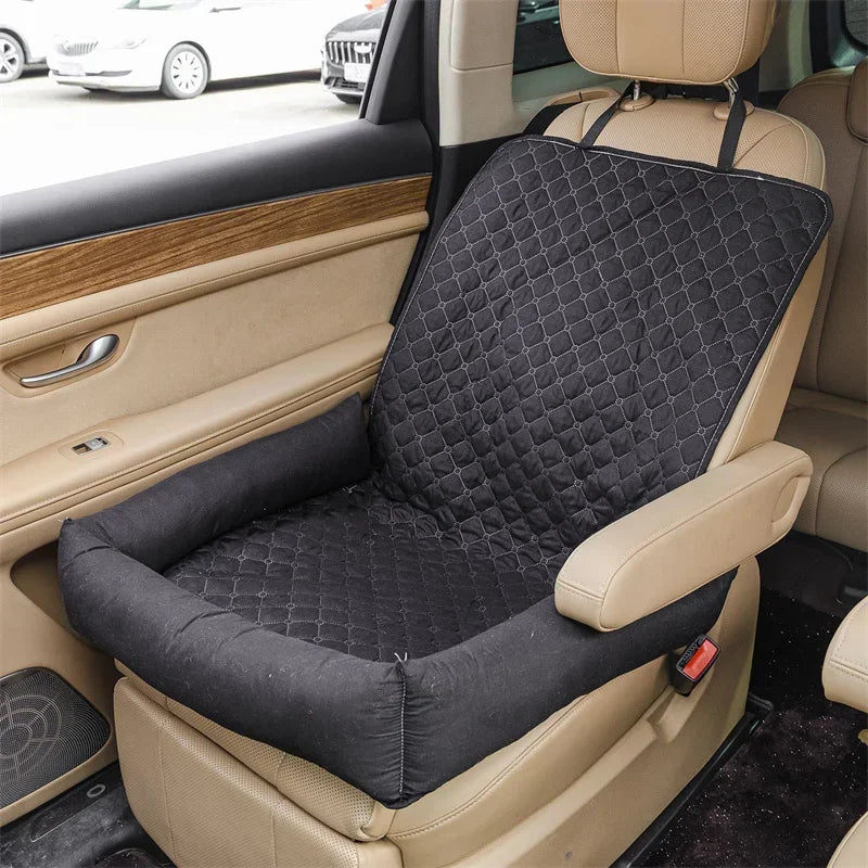 Premium Black Dog Car Seat Cover Nest