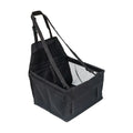 Black Dog Booster Seat Foldable Pet Car Seat