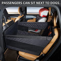 Black Full Coverage Back Seat Hammock Extender for Cars