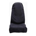 Black Towel Front Seat Protector for Dogs
