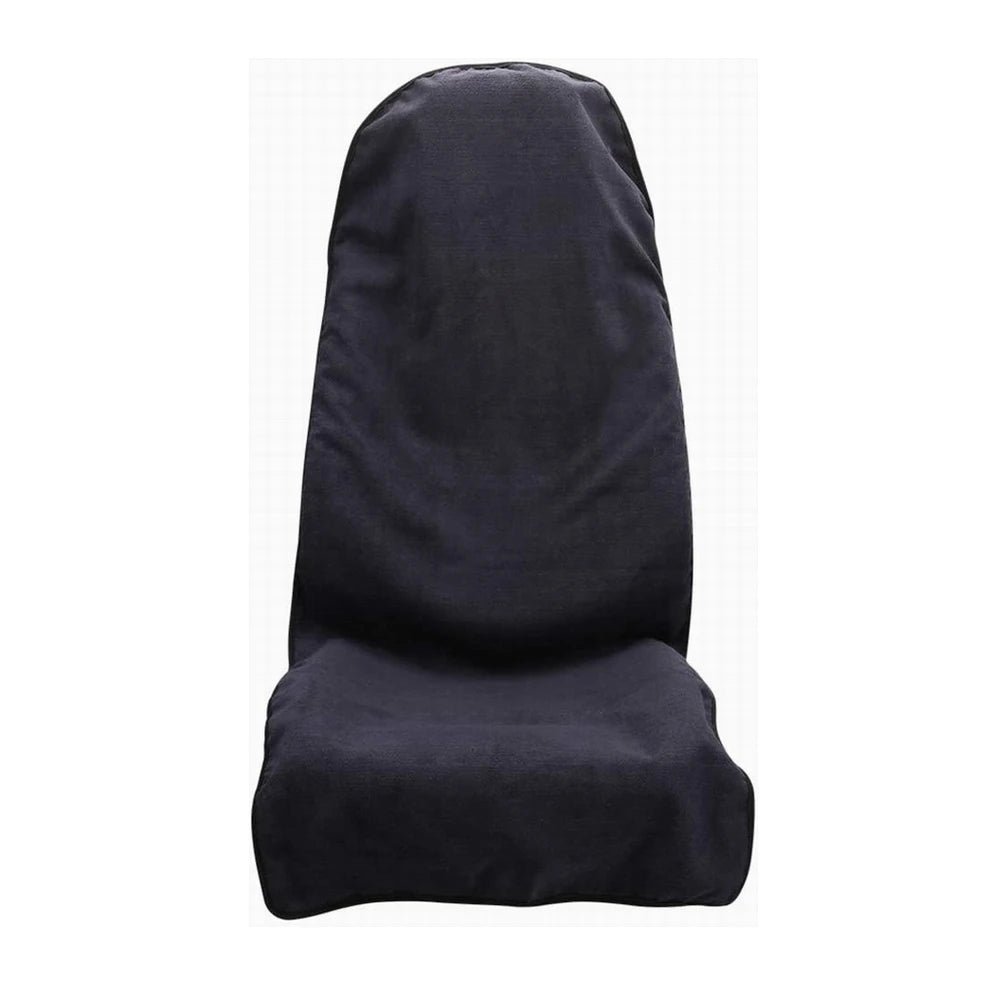 Black Towel Front Seat Protector for Dogs