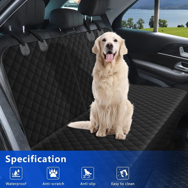 Orange Rear Seat Covers for Dogs Hammock