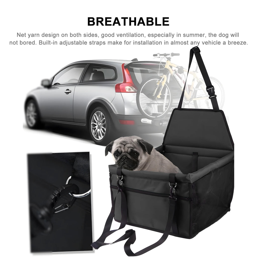Black Dog Booster Seat for Medium Dogs