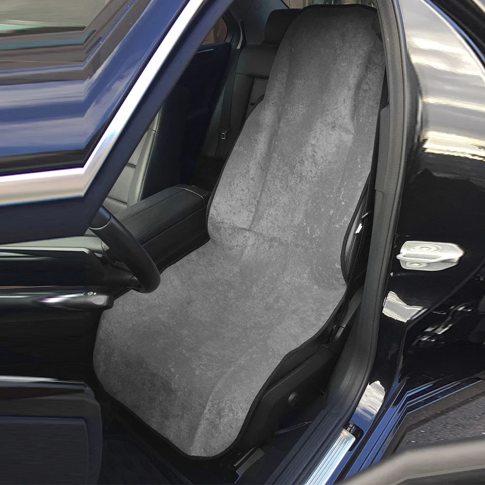 Gray Front Seat Covers for Dogs