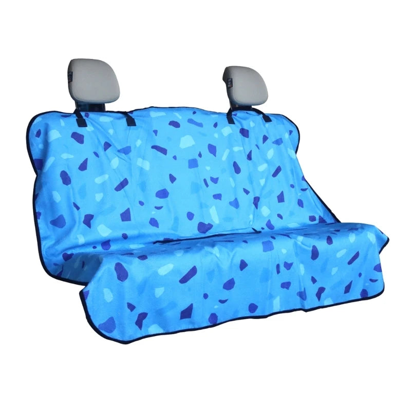 Blue Print Rear Seat Covers for Dogs