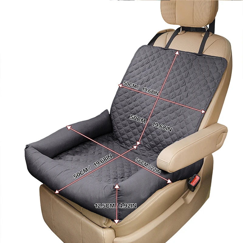 Premium Red Dog Car Seat Cover Nest