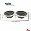 Foldable Double Dog Travel Bowls