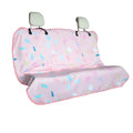 Pastel Print Rear Seat Covers for Dogs