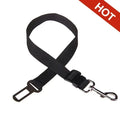 Black Adjustable Dog Car Seat Belt Tether