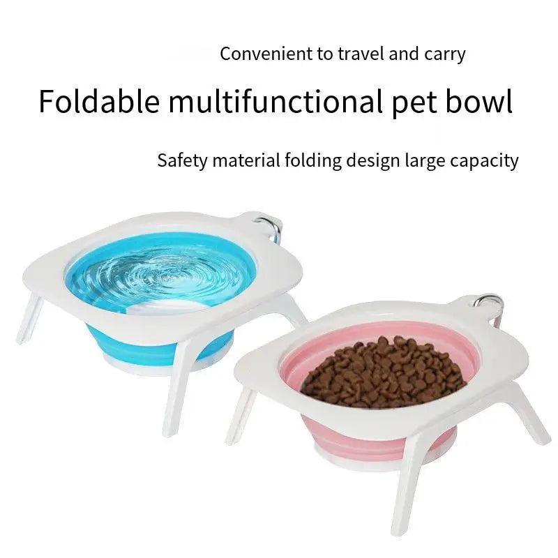 Foldable Single Dog Travel Bowl