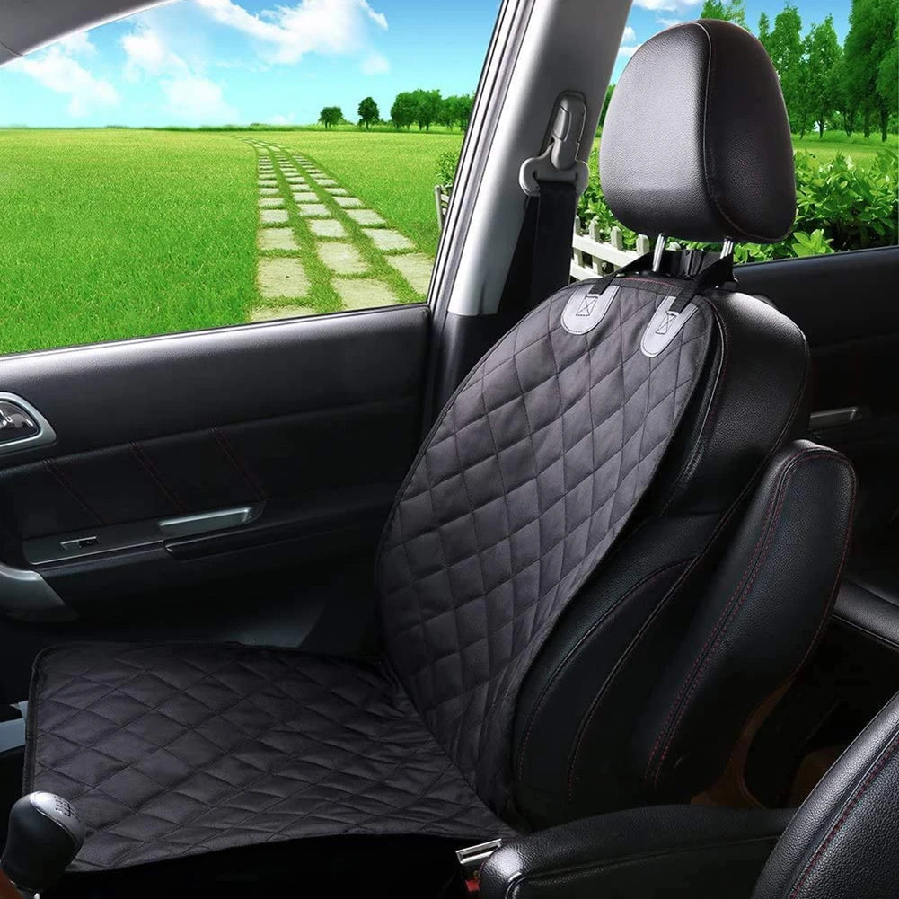 Front Seat Covers Waterproof Dog Car Front Seat Protector with Side Flaps