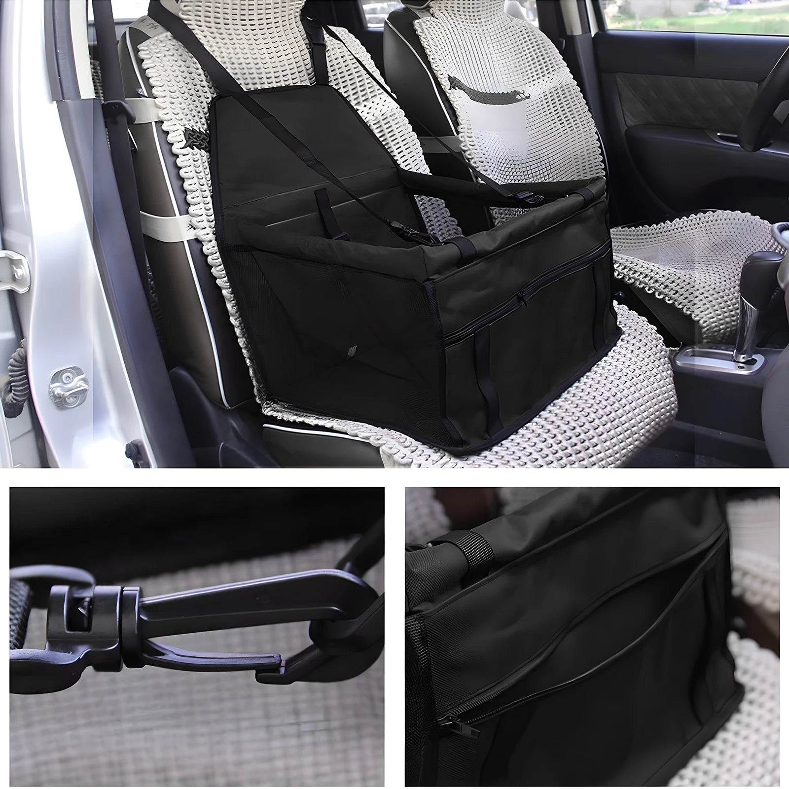 Black Dog Booster Seat for Medium Dogs