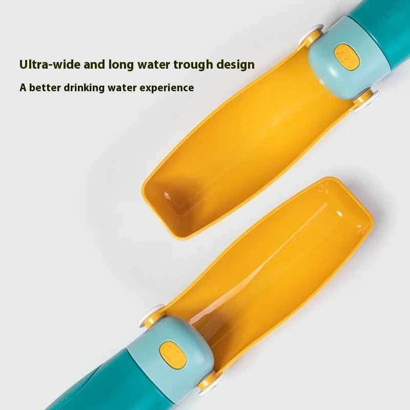Blue Portable Dog Water Bottle
