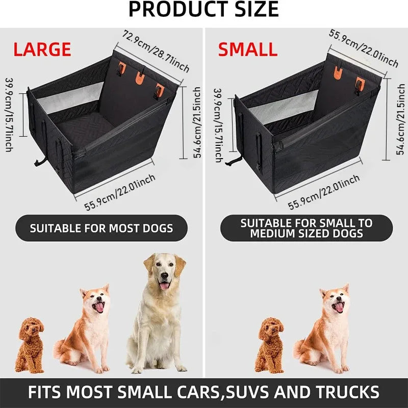 Black Full Coverage Back Seat Hammock Extender for Cars