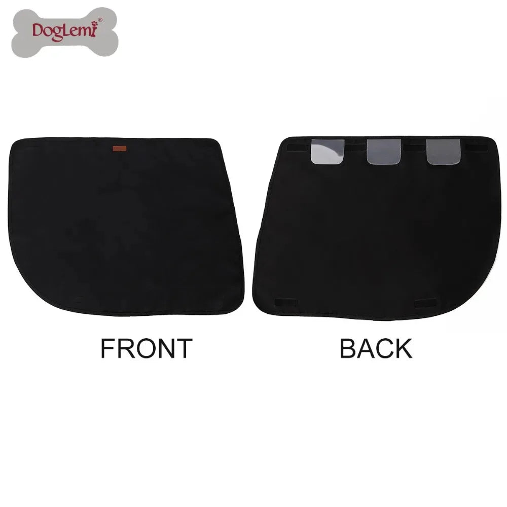 Gray Waterproof Dog Car Door Protector Covers 2 Pack