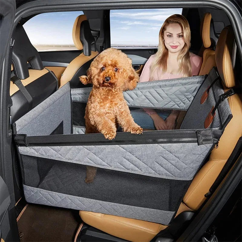 Black Full Coverage Back Seat Hammock Extender for Cars