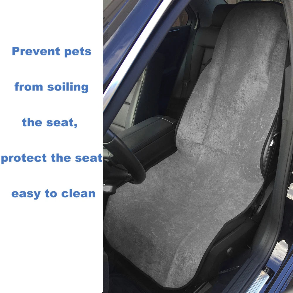 Beige Front Seat Covers for Dogs