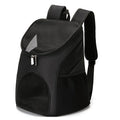 Black Portable Mesh Dog Backpack