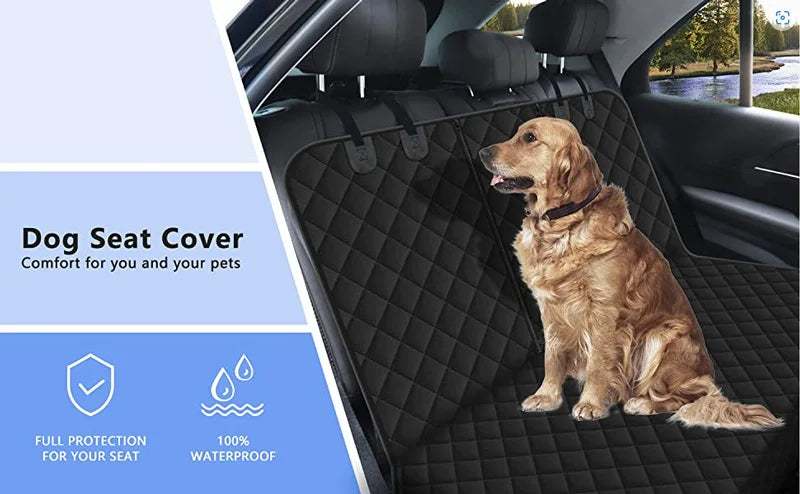 Orange Rear Seat Covers for Dogs Hammock