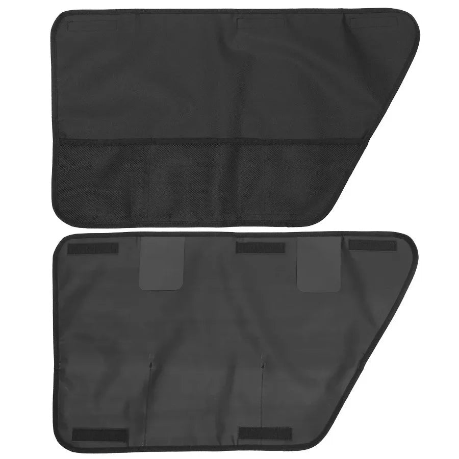 Black Anti-Scratch Car Door Panel Guard Set for Dogs 1 Pair