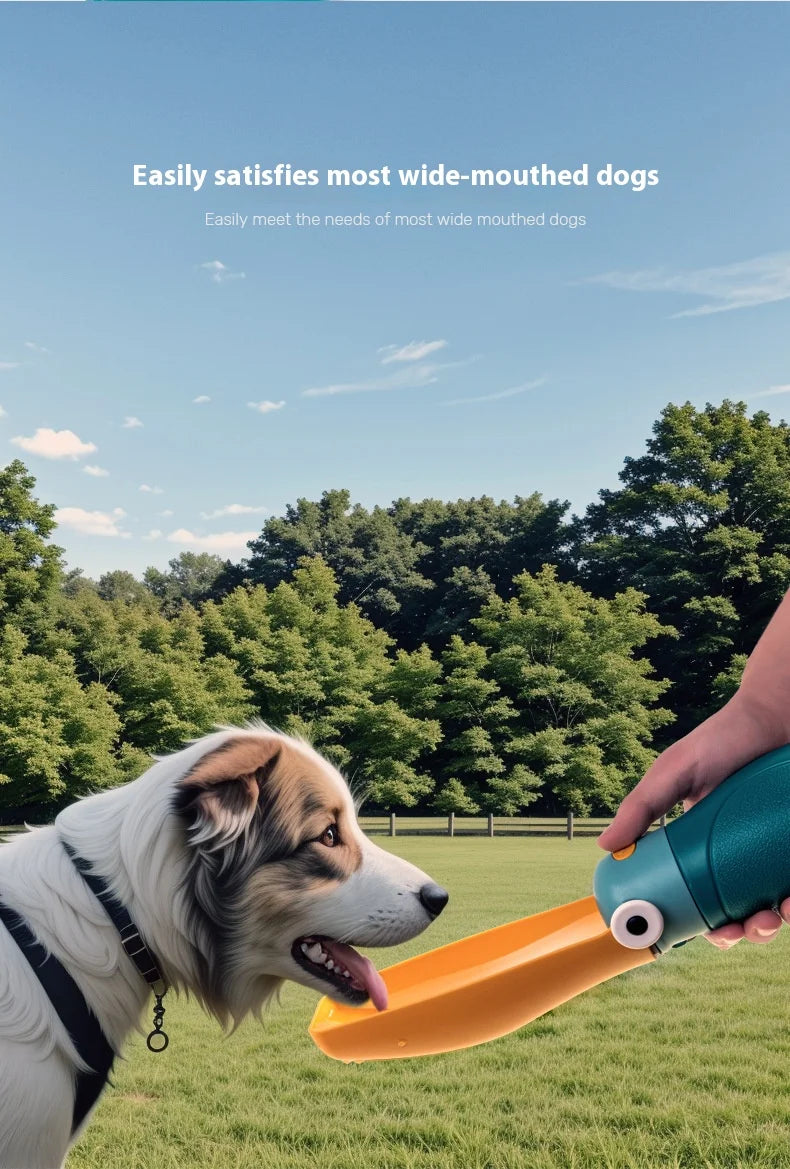 Green Portable Dog Water Bottle