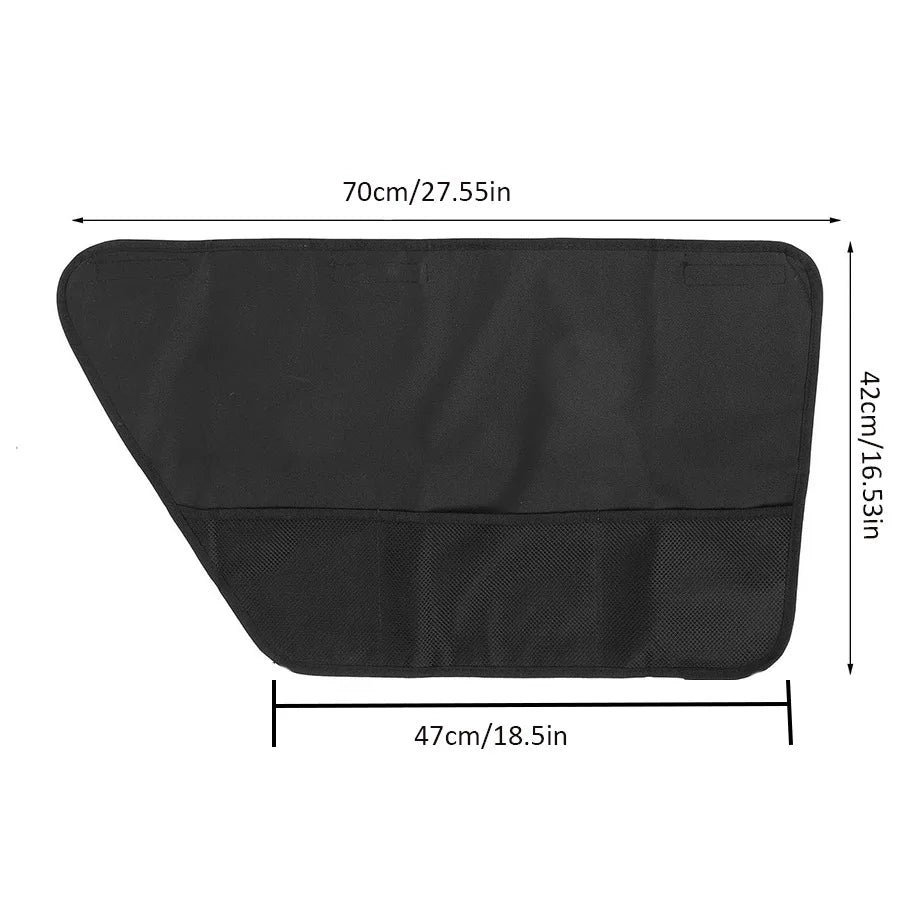 Black Anti-Scratch Car Door Panel Guard Set for Dogs 1 Pair