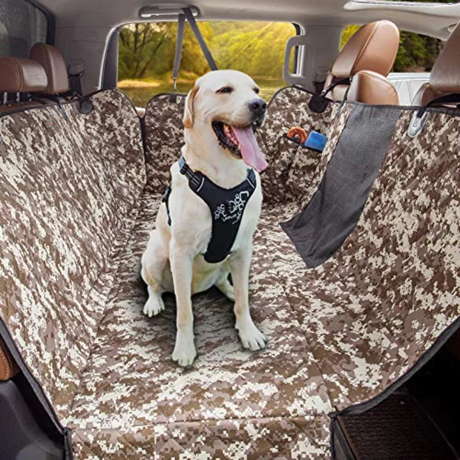 Waterproof Dog Car Hammock with Mesh Window