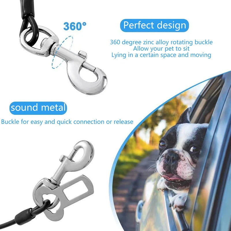 Universal Dog Seat Belt Tether for Cars