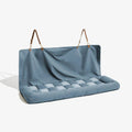 Blue Luxury Dog Booster Seat Bed for Double Seats