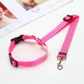 Pink Dog Seat Belt Tether Adjustable Car Safety Leash