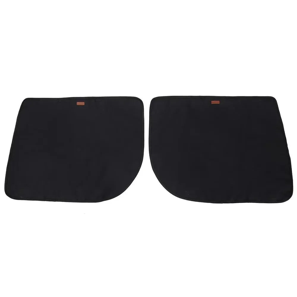Black Waterproof Anti-Scratch Dog Car Door Protector Set 2 Pack