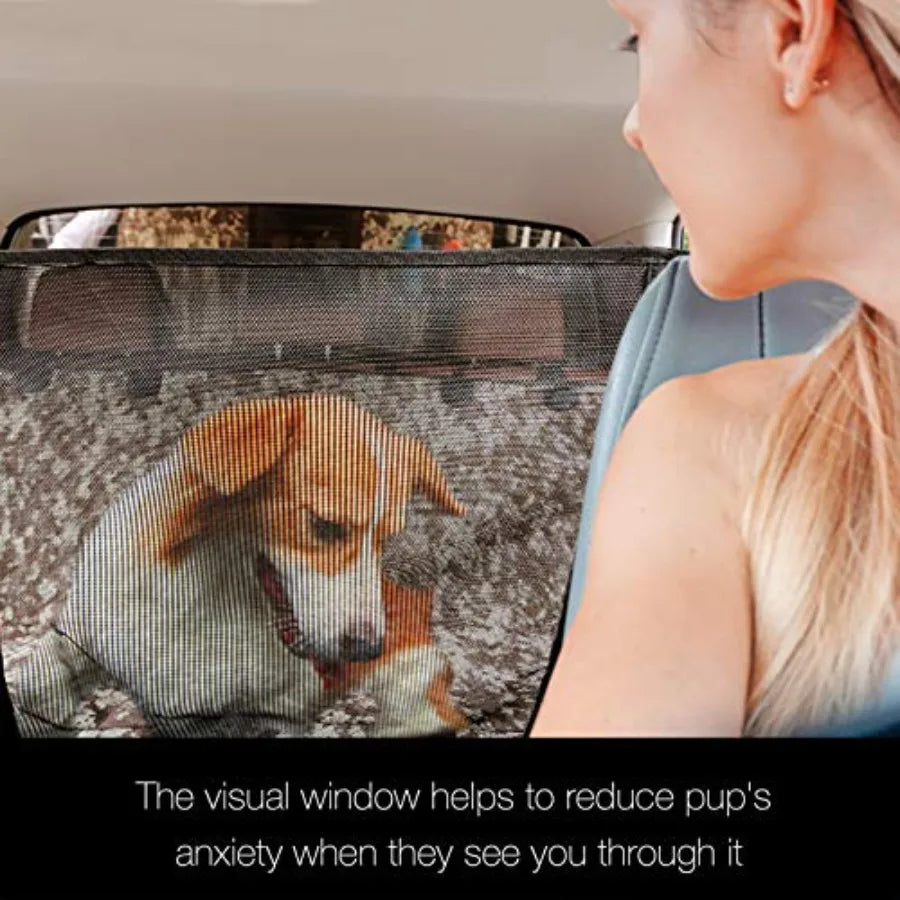 Waterproof Dog Car Hammock with Mesh Window