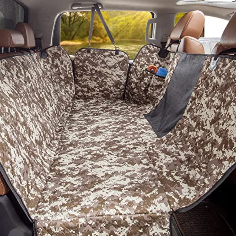 Waterproof Dog Car Hammock with Mesh Window