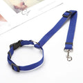 Blue Dog Seat Belt Tether Adjustable Car Safety Leash