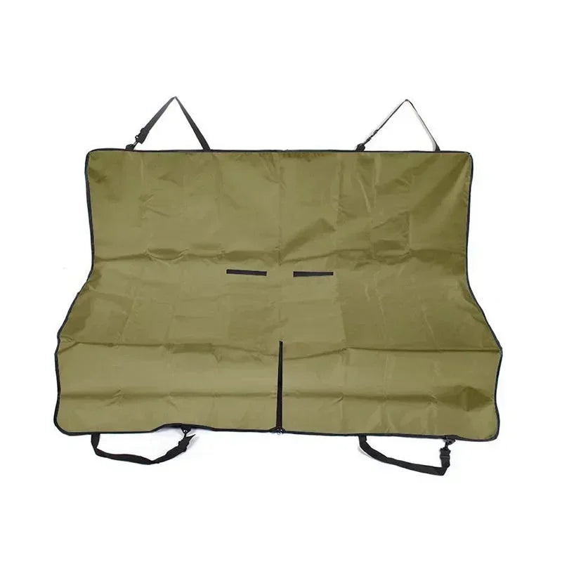 Green Waterproof Dog Car Seat Cover for Back Seat