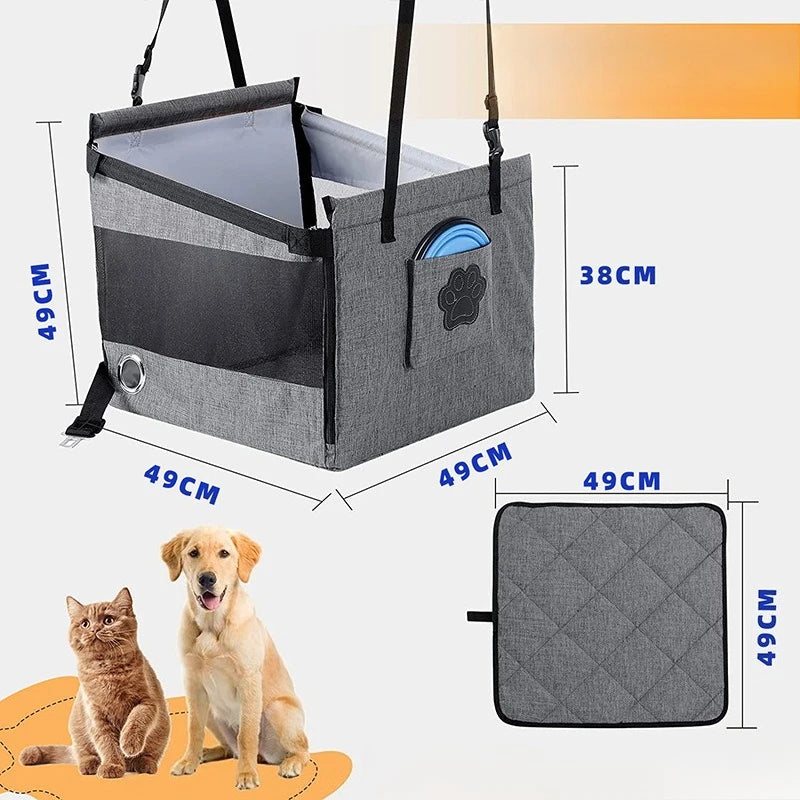 Black Dog Booster Seat for Medium Dogs