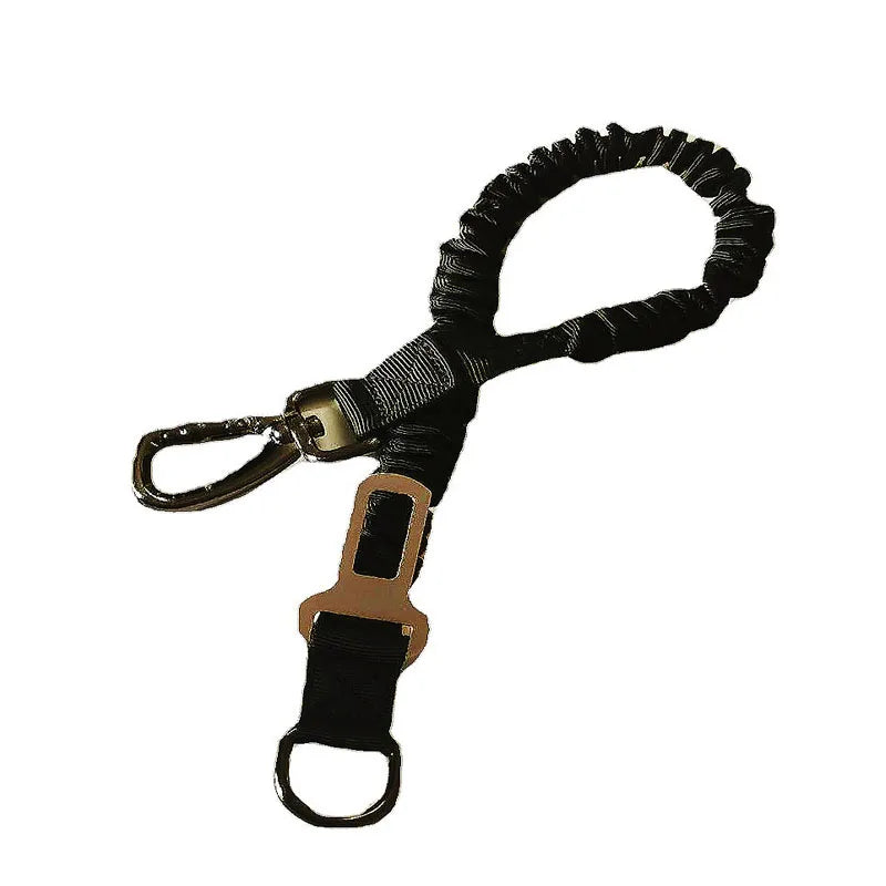 Black Dog Seat Belt Tether for Cars