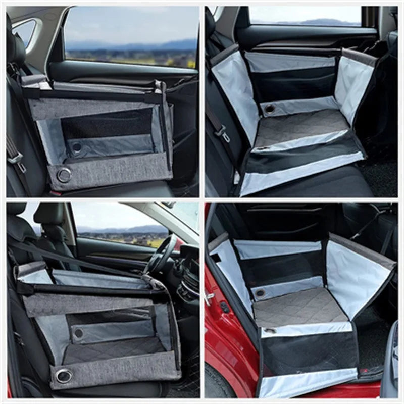 Gray Dog Booster Seat for Medium Dogs