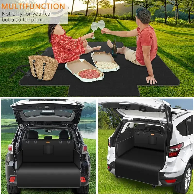 Waterproof Dog Car Trunk Seat Cover for SUVs and Hatchbacks