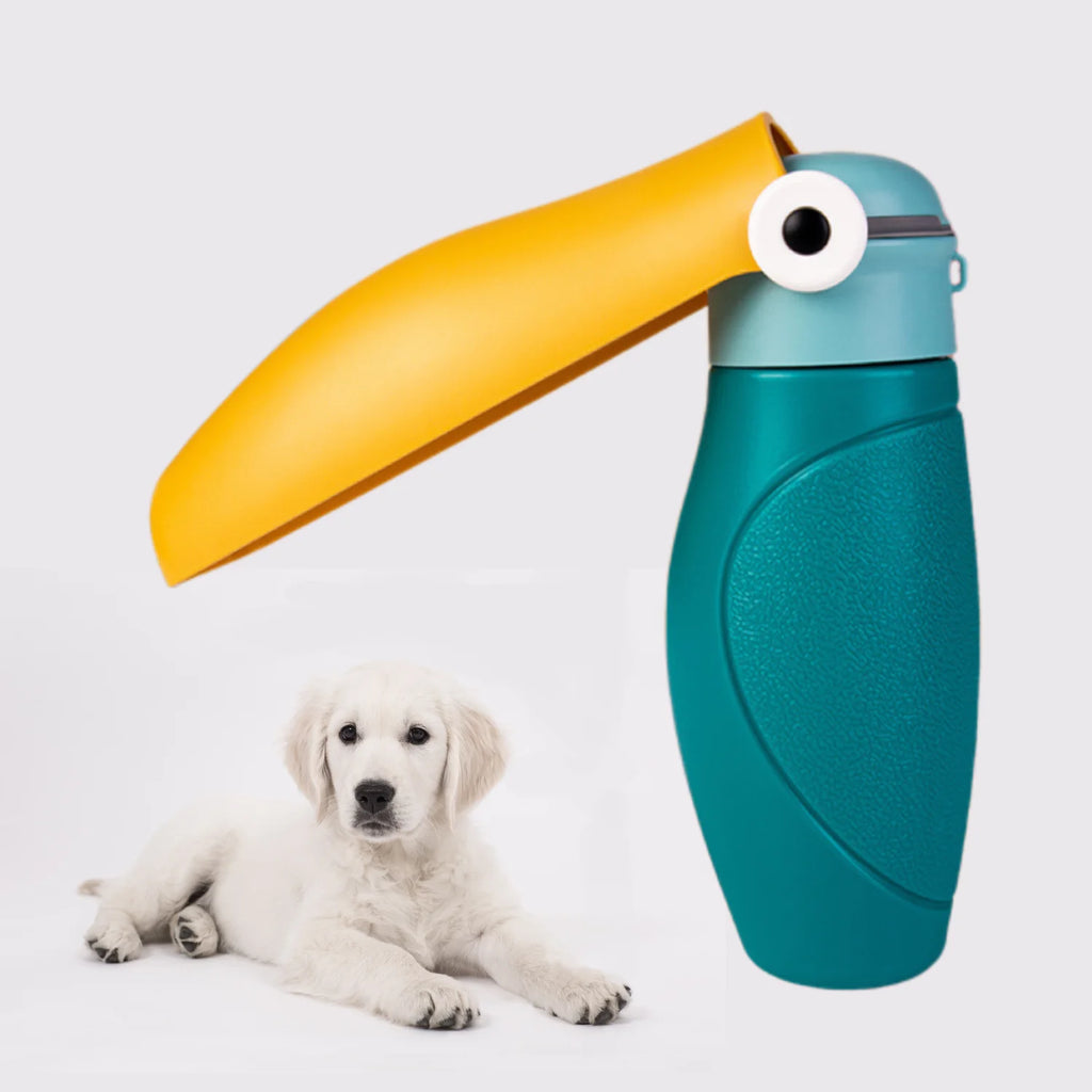 Blue Portable Dog Water Bottle